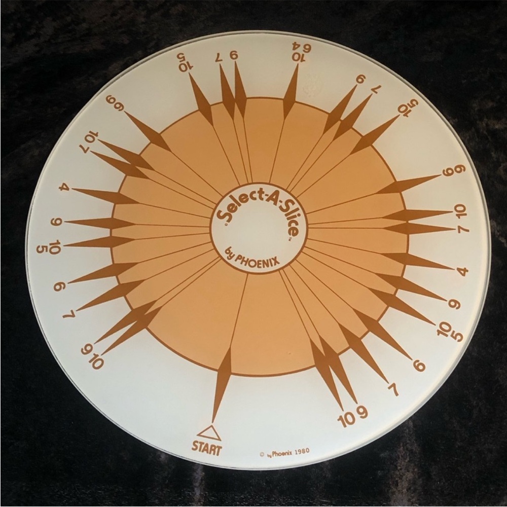 Vintage cake pie cutter server retro glass Select A Size